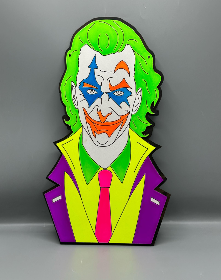 تابلو بلک لایت Joker