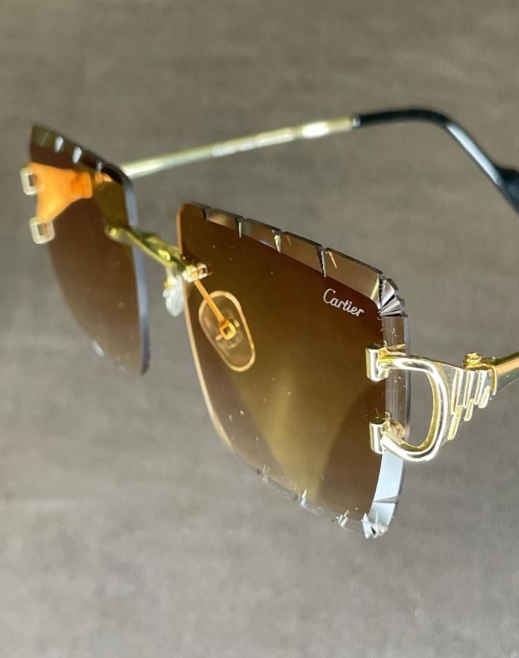 عینک کارتیر شیشه دودی کد 3696