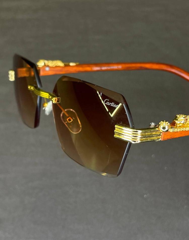 عینک کارتیر شیشه قهوه ای کد 36913