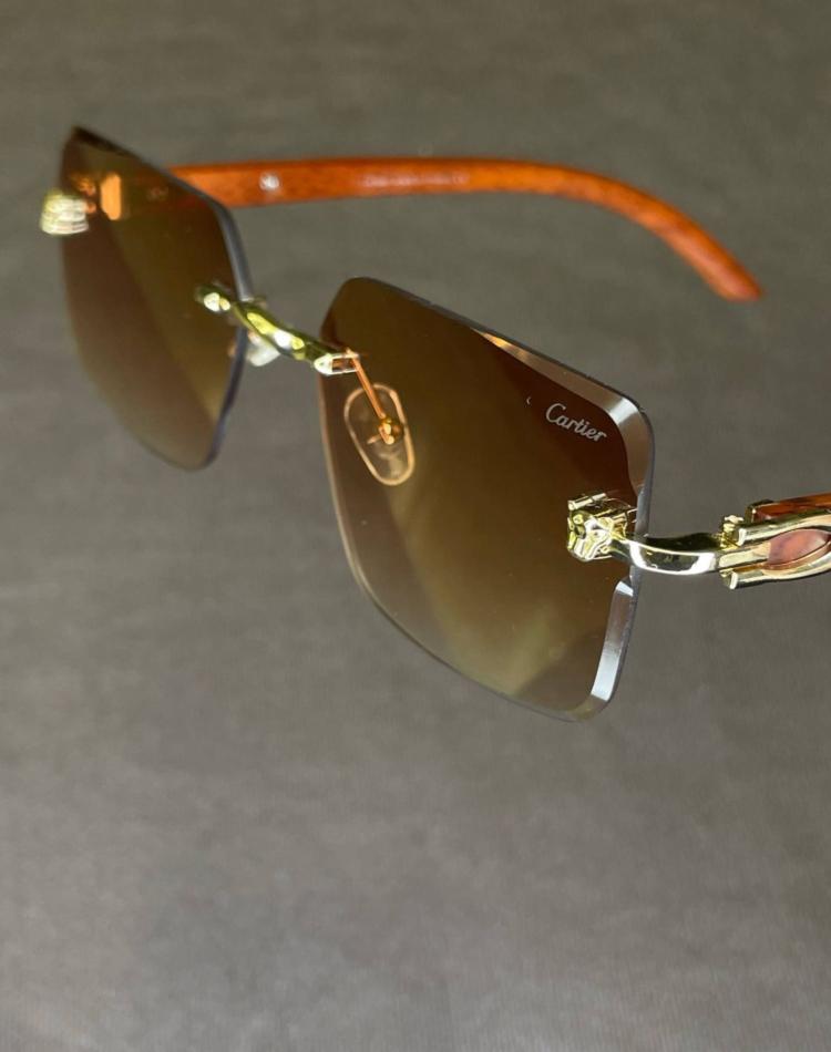 عینک کارتیر شیشه قهوه ای کد36914