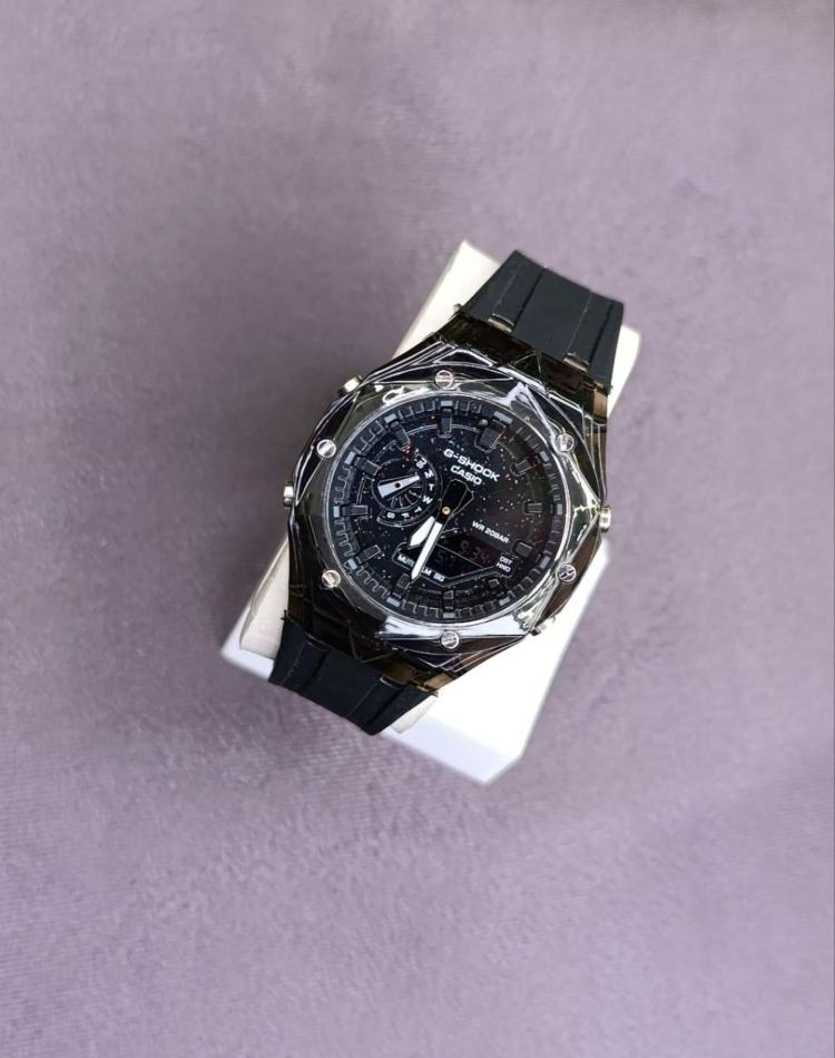 ساعت جیشاک کهکشانی مشکی کد077