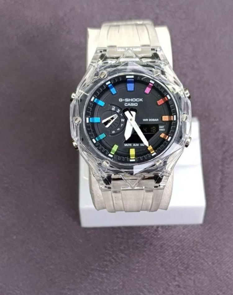 ساعت جیشاک کهکشانی صفحه هفت رنگ کد080