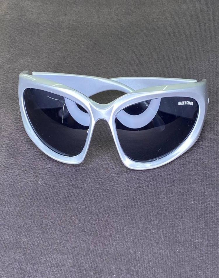 عینک بالنسیاگا {balenciaga} نقره ای کد128