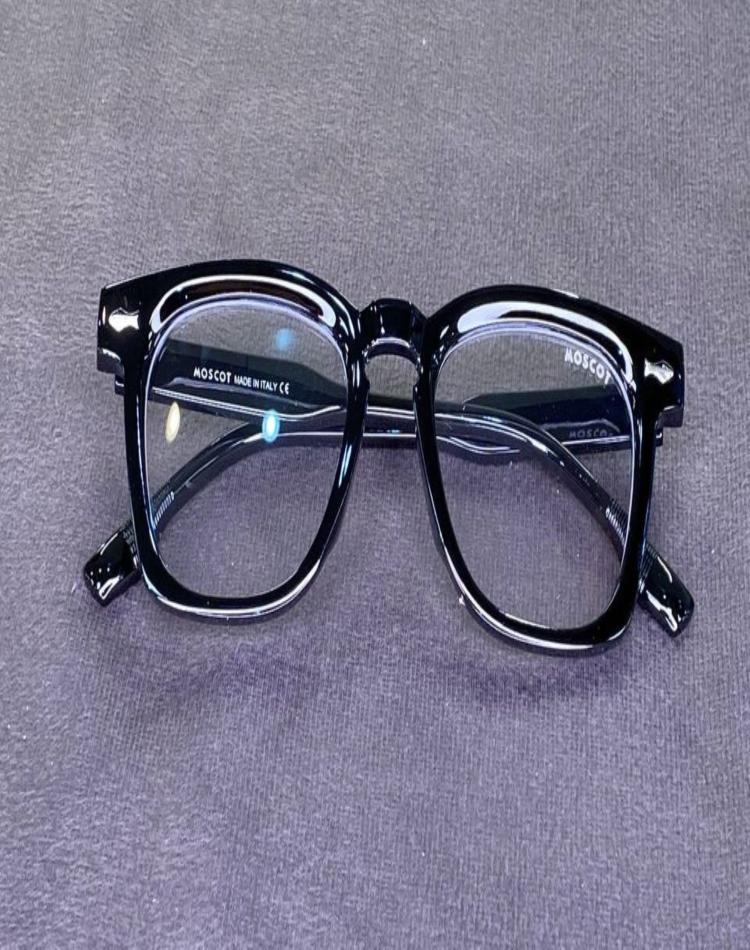 عینک موسکات{moscot} مشکی شیشه بلوکات کد136