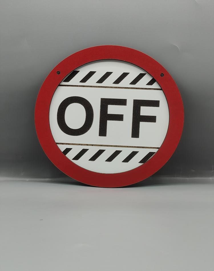 تابلو ممنوعه off