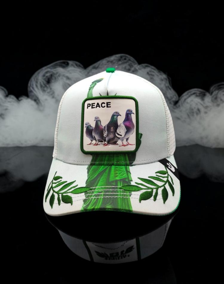 کلاه گورین طرح کبوتر peace