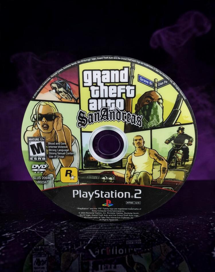 دیوار کوب دیسک بازی gta sa