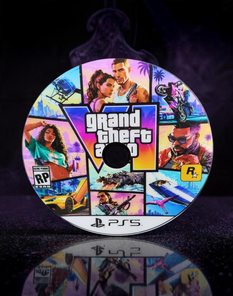 دیوار کوب دیسک بازی gta vi